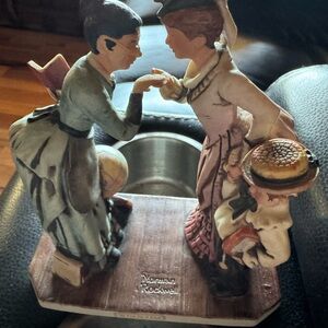 Norman Rockwell figurine. First day of school.